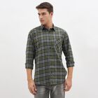 Men's 100% Cotton Casual Shirt, ओलिव, small image number null