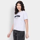 Ladies' Round Neck T-Shirt , Ecru Melange, small image number null