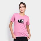 Ladies' Round Neck T-Shirt , Purple, small image number null