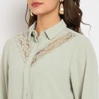 Ladies' Shirt, हल्का हरा, small image number null