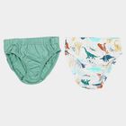 Boys' Mint Green Regular Fit Solid Briefs, Light Green, small