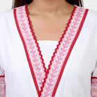 Women's White Mandarin Collar Classic Shirt, White, small