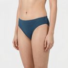 Women's Teal Regular Fit Solid Panty, Teal Blue, small