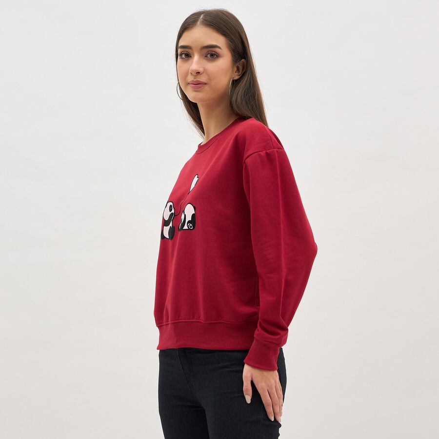 Ladies' Sweatshirt, लाल, large image number null