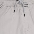 Boys' 100% Cotton Trousers , हल्का ग्रे, small image number null