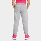 Girls' Light Grey Regular Fit Classic Jeans, Light Grey, small