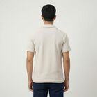 Men's Beige Classic Collar Casual Shirt, Beige, small
