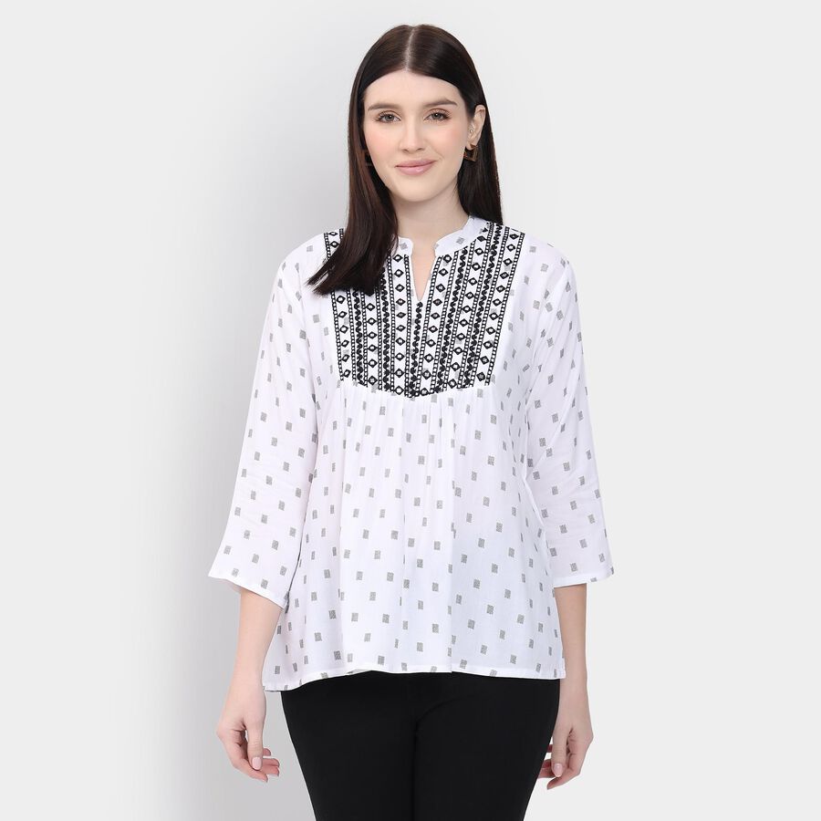Ladies' Kurta , Off White, large image number null