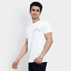 Round Neck T-Shirt, White, small image number null