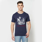 Round Neck T-Shirt, Navy Blue, small image number null