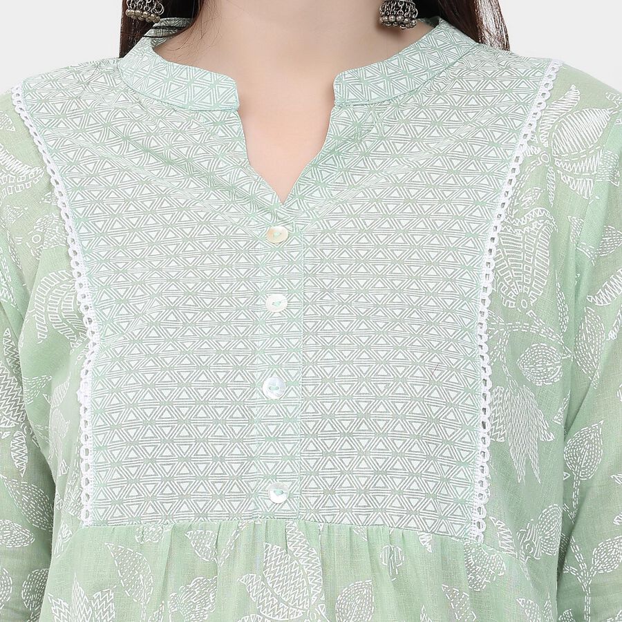 Ladies' Kurta , हल्का हरा, large image number null