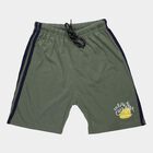 Boys' Light Green Regular Fit Graphic Printed Bermuda Shorts, Light Green, small