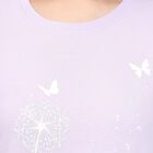 Ladies' Round Neck T-Shirt , लाइलेक, small