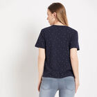 Round Neck T-Shirt, Navy Blue, small image number null