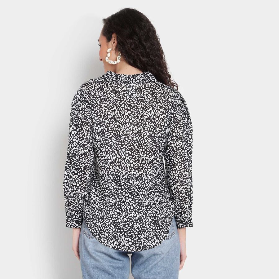 Printed Shirt, Off White, large image number null