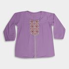 Girls' Blouse, Lilac, small image number null