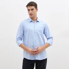Men's Light Powder Blue Classic Casual Shirt, Light Blue, small image number null