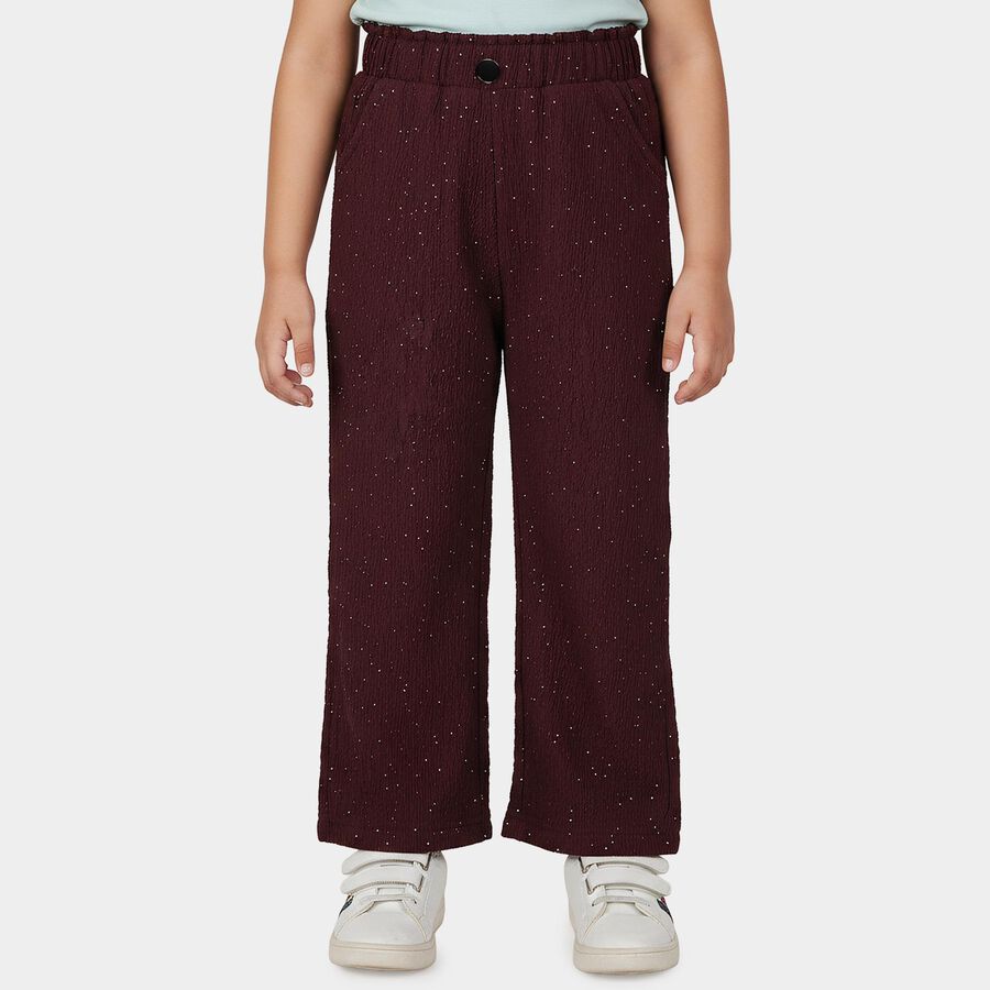 Girls' Pyjama, Wine, large