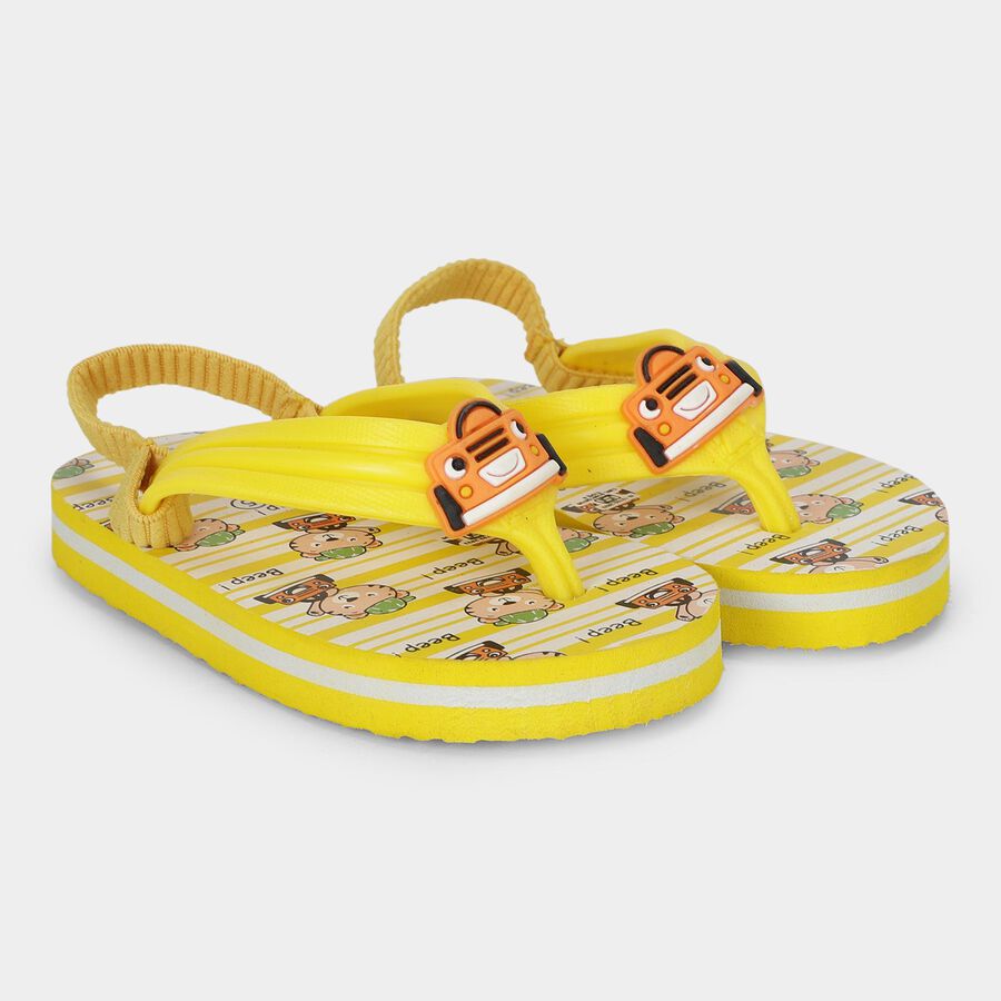 Boys' Slipper, पीला, large