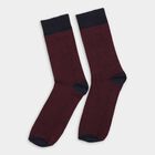 Men's Socks (Pack of 2), Maroon, small