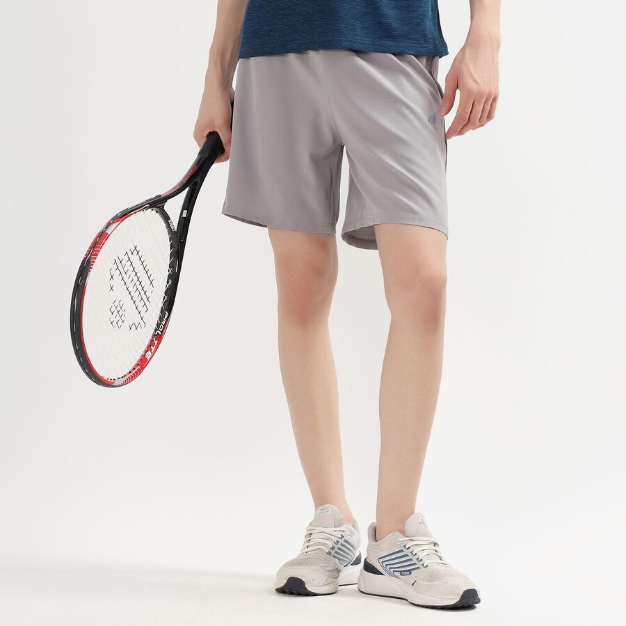 Men's Light Gray Regular Fit Active Bermuda Shorts, Light Grey, large image number null