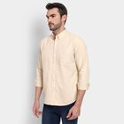 Men's 100% Cotton Casual Shirt , Beige, small image number null