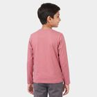 Boys Pink Crew Neck Regular T-Shirt, गुलाबी, small