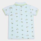 Boys' 100% Cotton Half Sleeves T-Shirt , Light Blue, small image number null