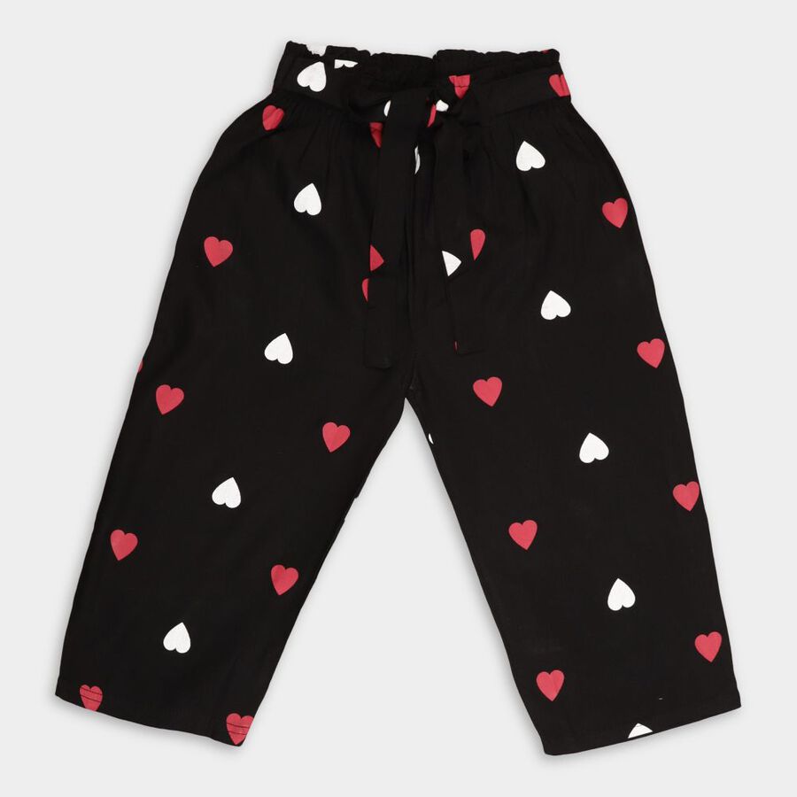 Girls' Capri, Black, large image number null
