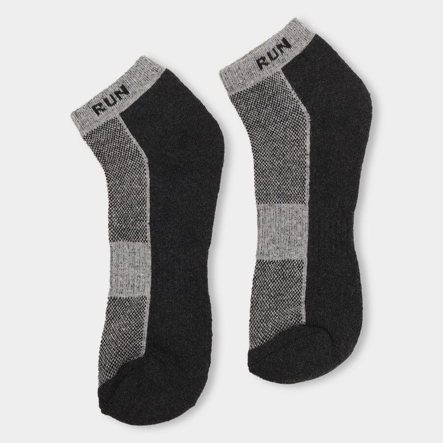Men's Socks (Pack of 3), गहरा हरा, large image number null