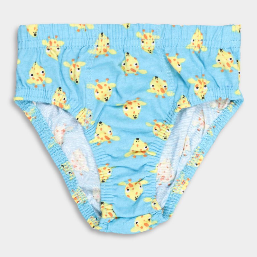 Boys' 100% Cotton Briefs, Light Blue, large image number null