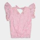 Girls' T-Shirt , Light Pink, small