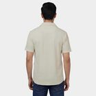 Men's White Classic Casual Shirt, White, small