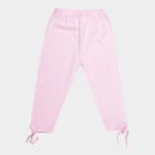 Girls Solid Pull Ups Capri, Light Pink, small image number null