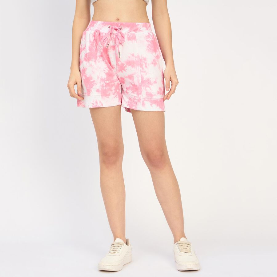 Ladies' Shorts, हल्का गुलाबी, large