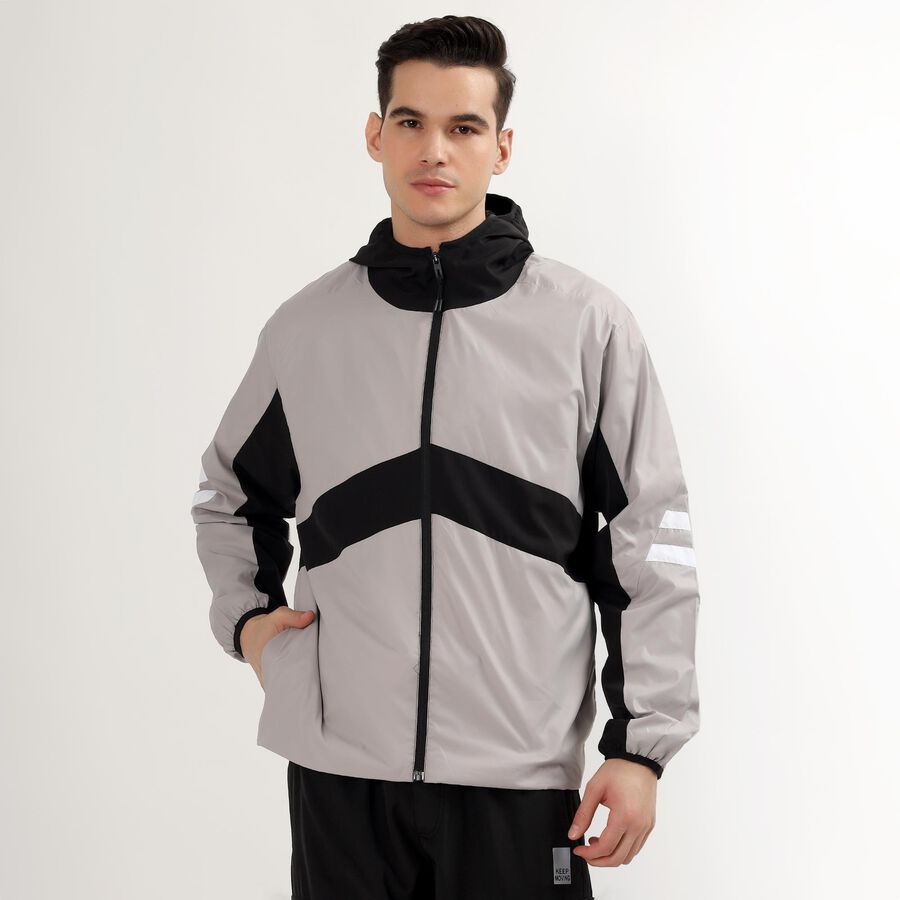 Men's Jacket, Light Grey, large image number null
