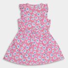 Girls' 100% Cotton Frock , Pink, small image number null