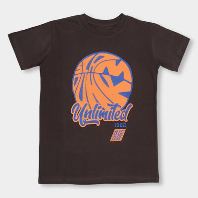 Boys' 100% Cotton Half Sleeves T-Shirt