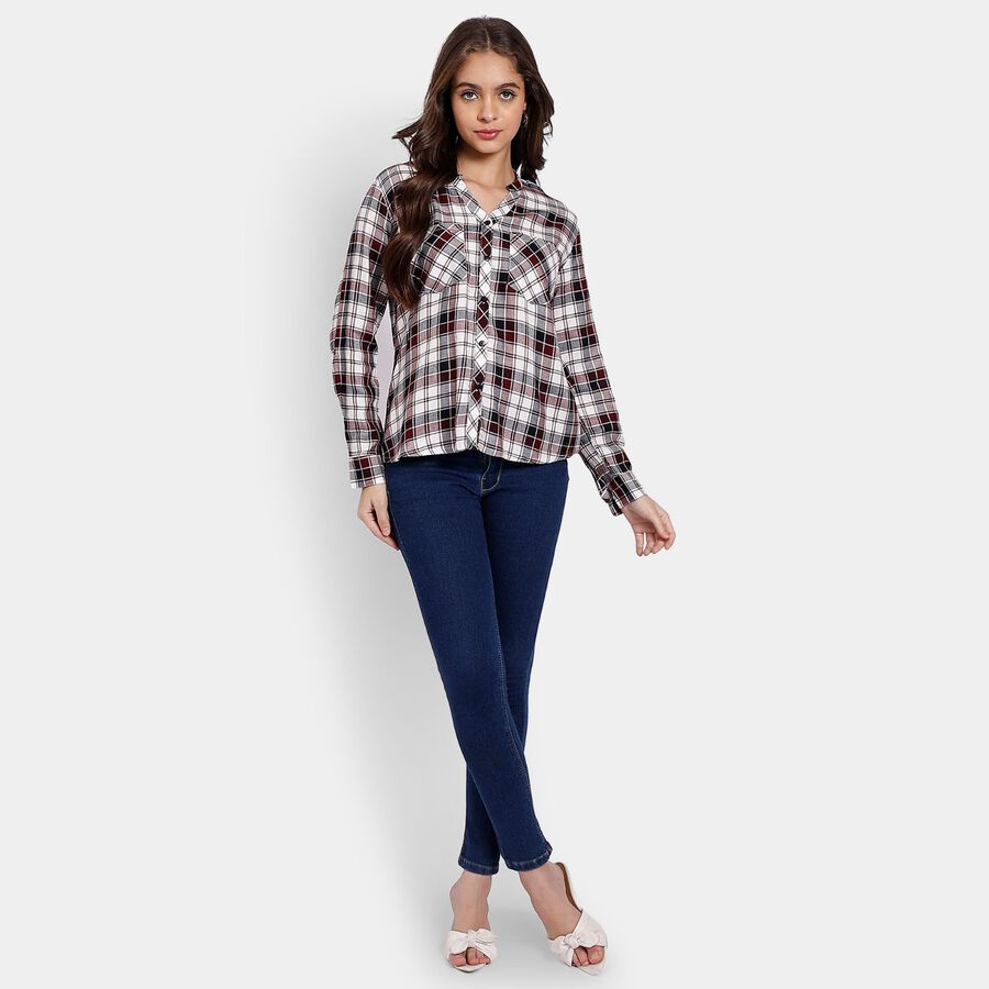 Ladies' Shirt, Maroon, large image number null