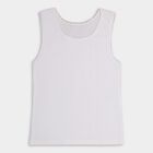 Girls' 100% Cotton Vest , White, small image number null