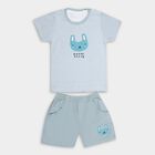 Infants' 100% Cotton Baba Suit , टील ब्लू, small image number null