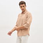 Men's Casual Shirt , Peach, small image number null