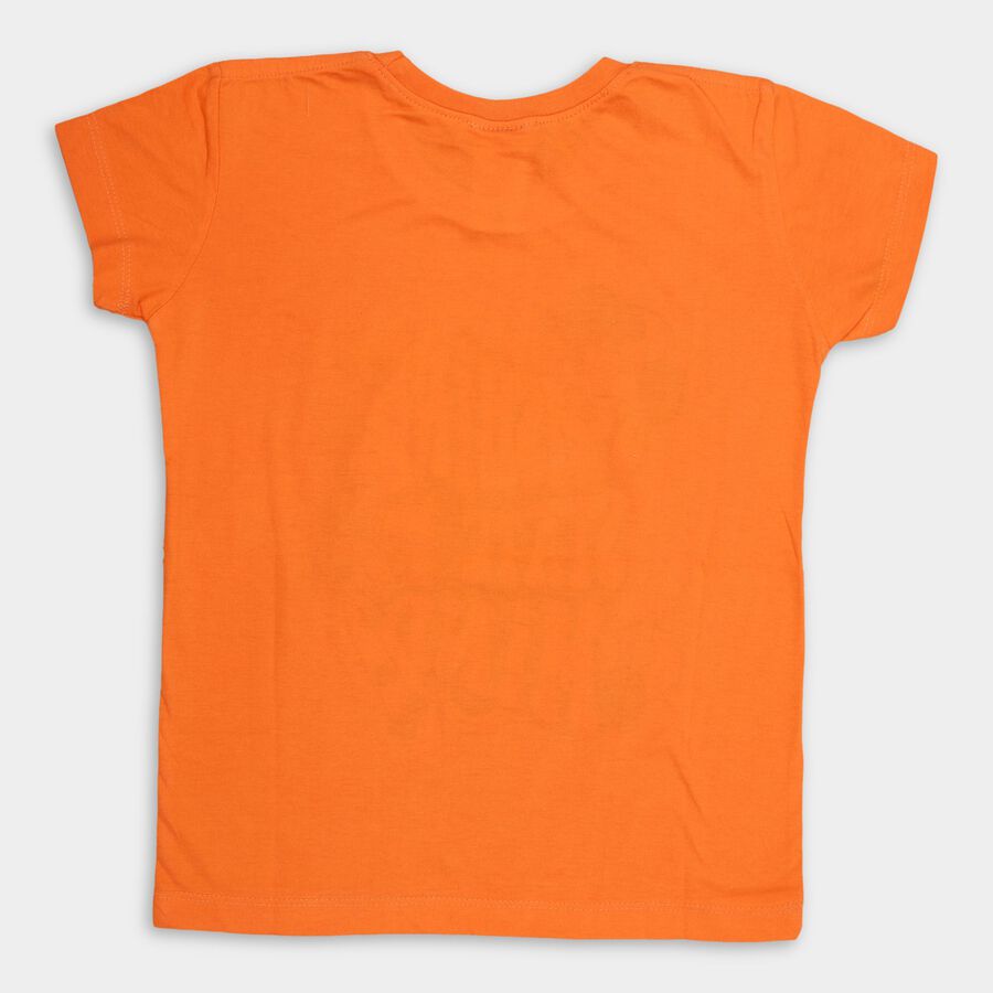 Girls' T-Shirt, Orange, large image number null