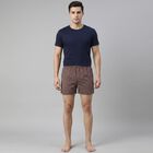 Men's Maroon Regular Fit Solid Boxers, Maroon, small