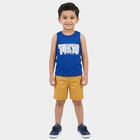 Boys' T-Shirt, रॉयल ब्लू, small