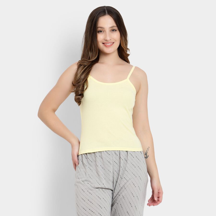 Ladies' Cotton Slips, Yellow, large image number null