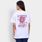 Ladies' 100% Cotton Round Neck T-Shirt , White, small image number null