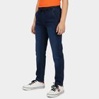 Boys' Jeans, मध्यम नीला, small