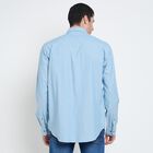 Men's 100% Cotton Casual Shirt , Light Blue, small image number null