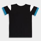 Boys Cotton T-Shirt, टील ब्लू, small image number null